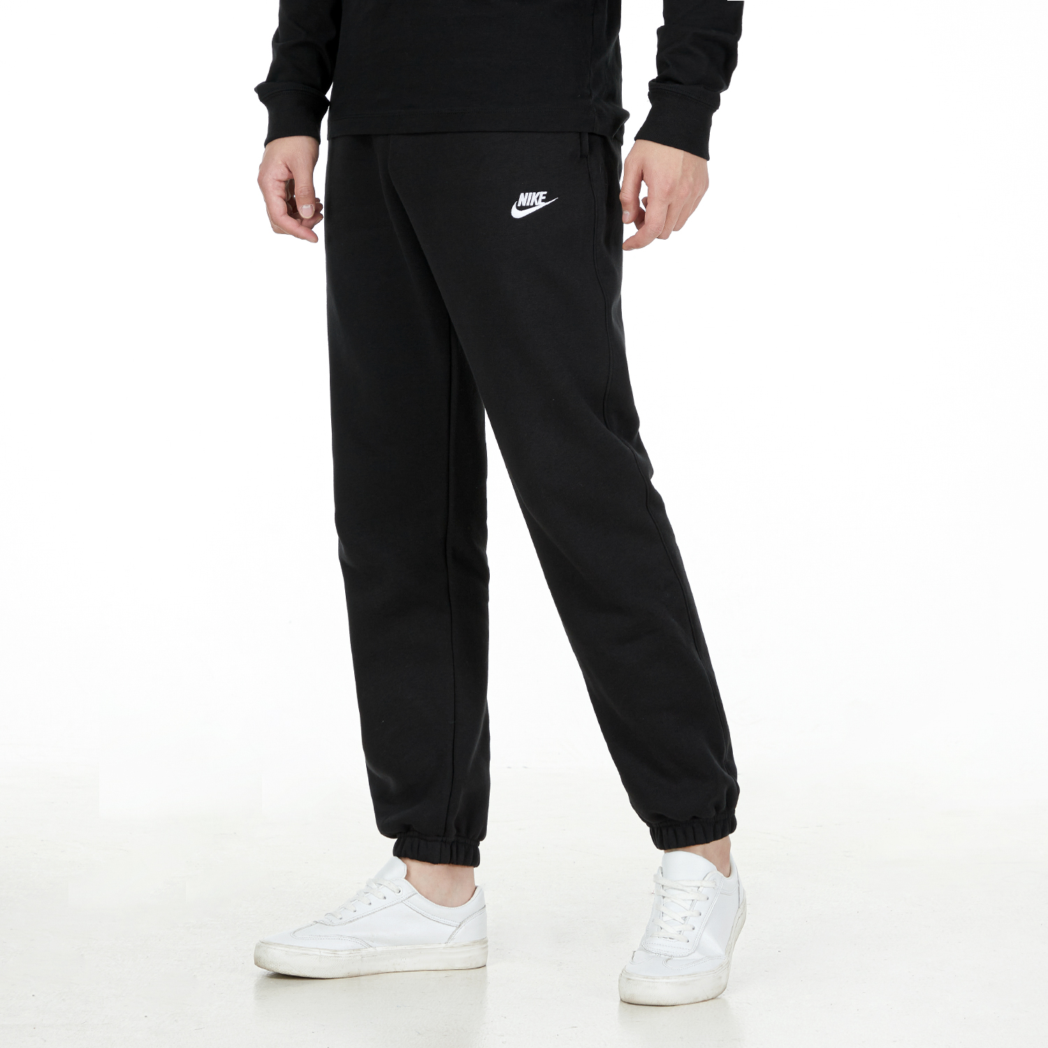 NIKE耐克加绒长裤男秋冬新款卫裤休闲裤跑步束脚运动裤BV2738