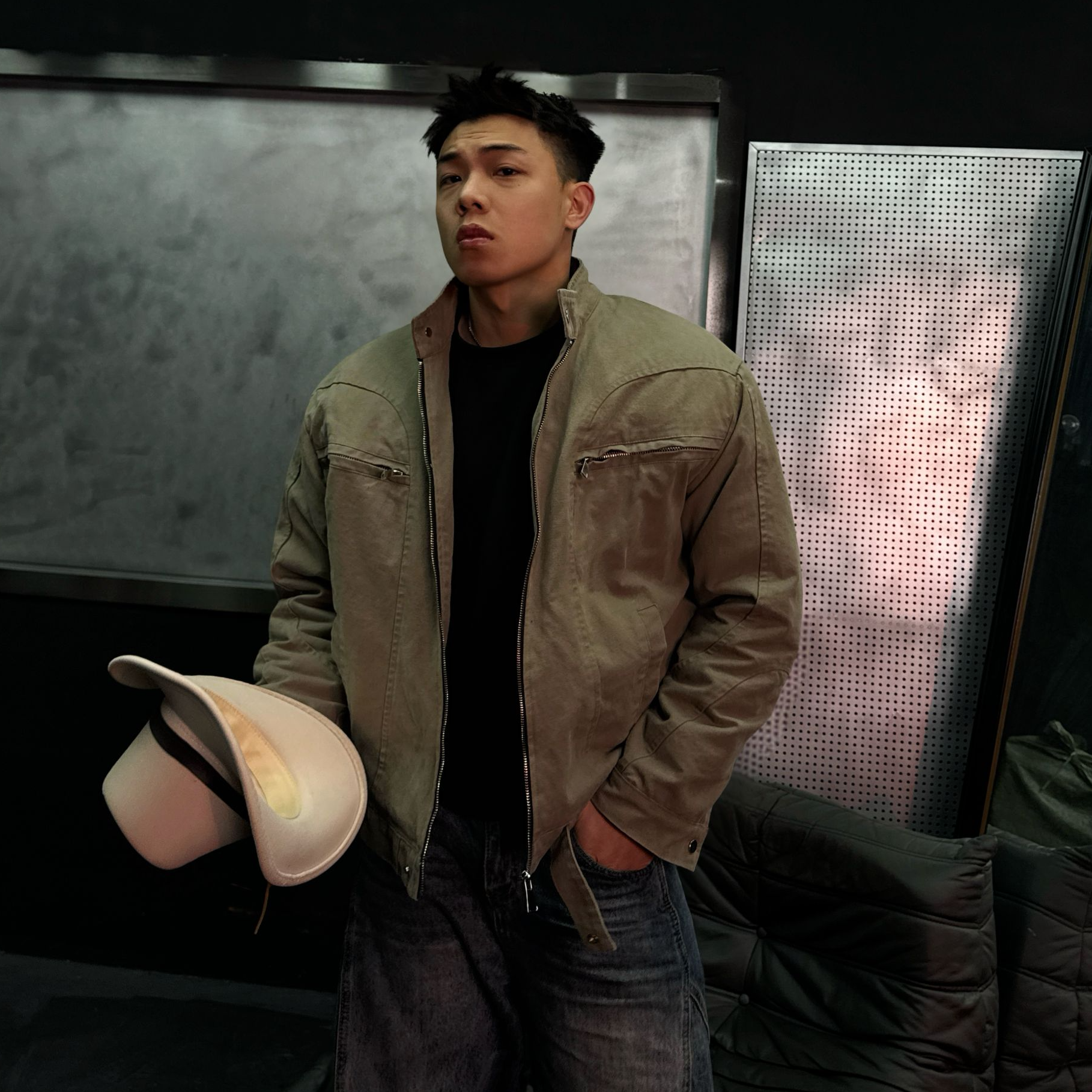 【硬】 冬季新款哈灵顿重工水洗夹克立领轻奢痞帅复古休闲加厚外套