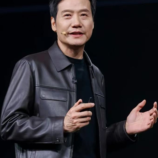 【雷军发布会同款】海宁头层绵羊皮真皮皮衣男商务皮夹克翻领外套