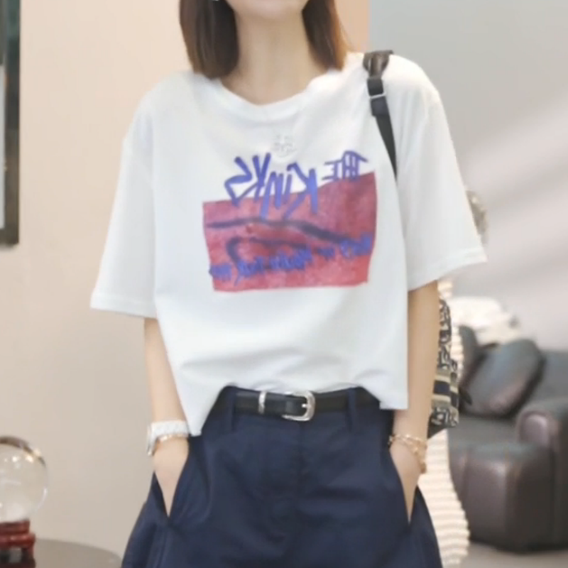 【行为艺术】2025夏季新款时尚休闲气质T恤上衣LK2503847