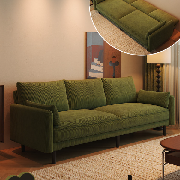沙发2025新款家用客厅卧室公寓双人三人位服装店美容院接待区沙发
