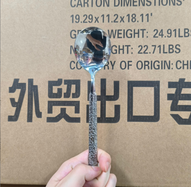 【拍5发6 多拍优先发】不锈钢家用圆头勺子长柄钢勺