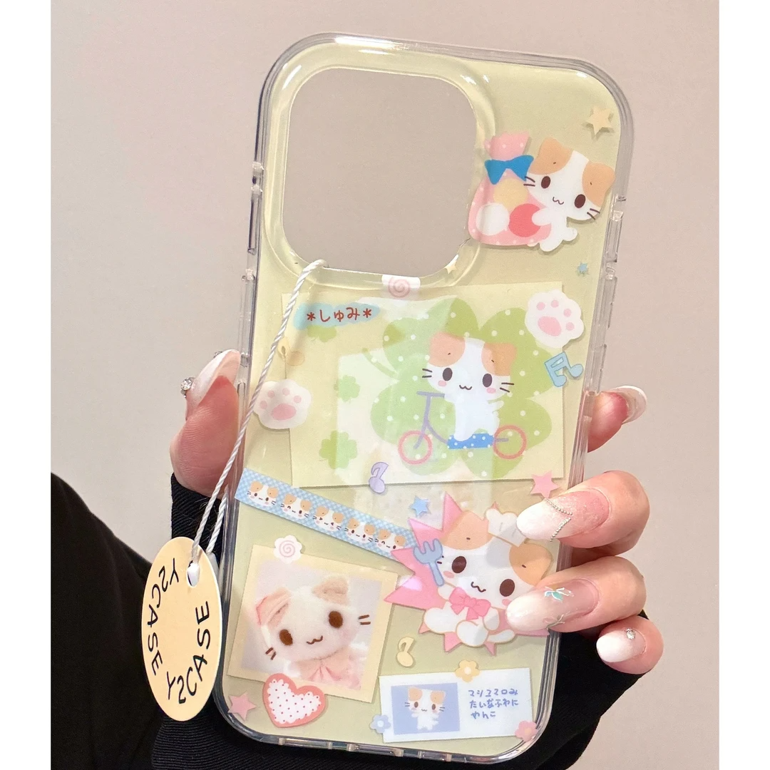 IMD厨师小猫适用iPhone16手机壳oppo创意vivo华为荣耀小米15硬壳