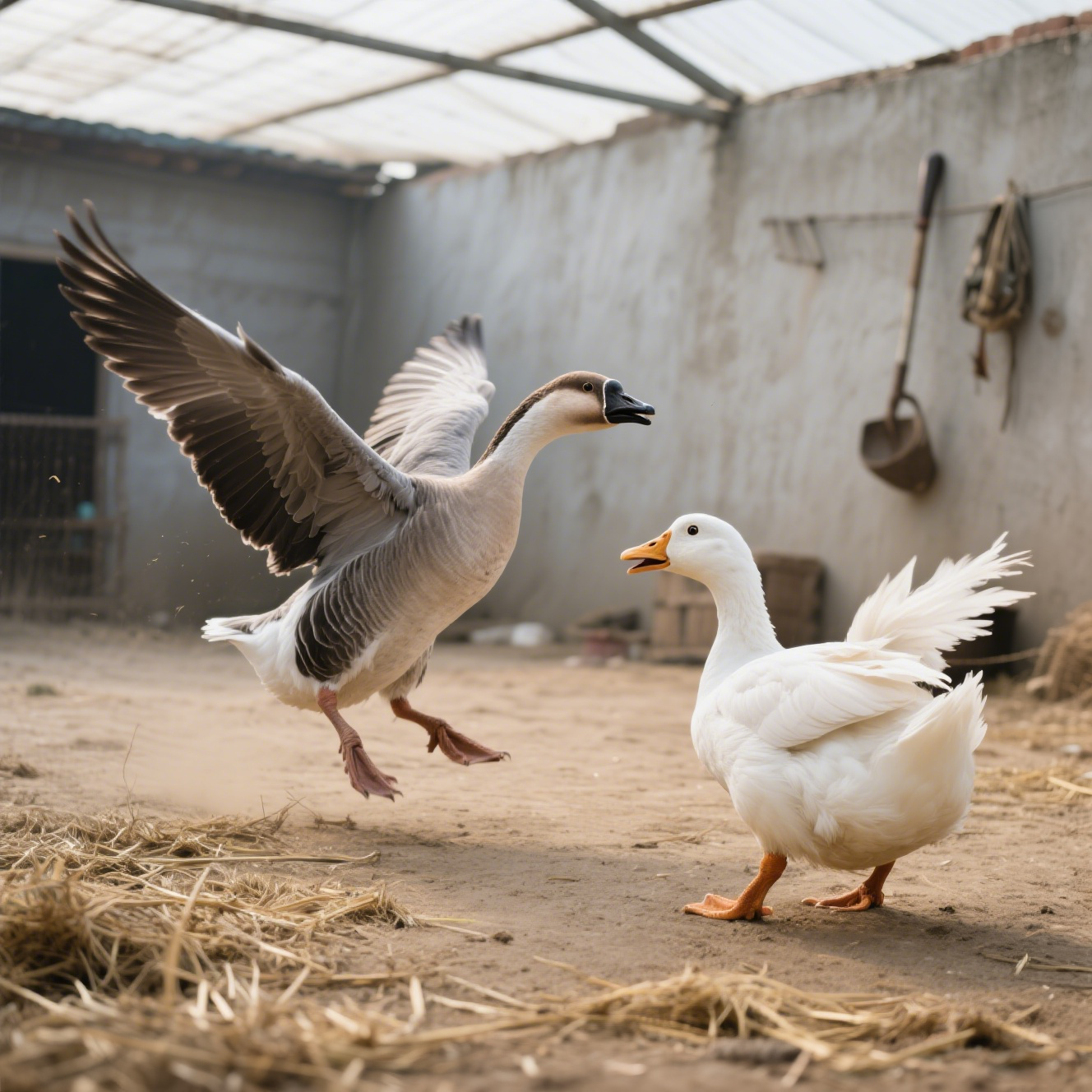 A1B 宠物丨灰色丨大种丨鹅苗丨顺丰专线丨呆萌丨观赏丨狮头鹅杂交