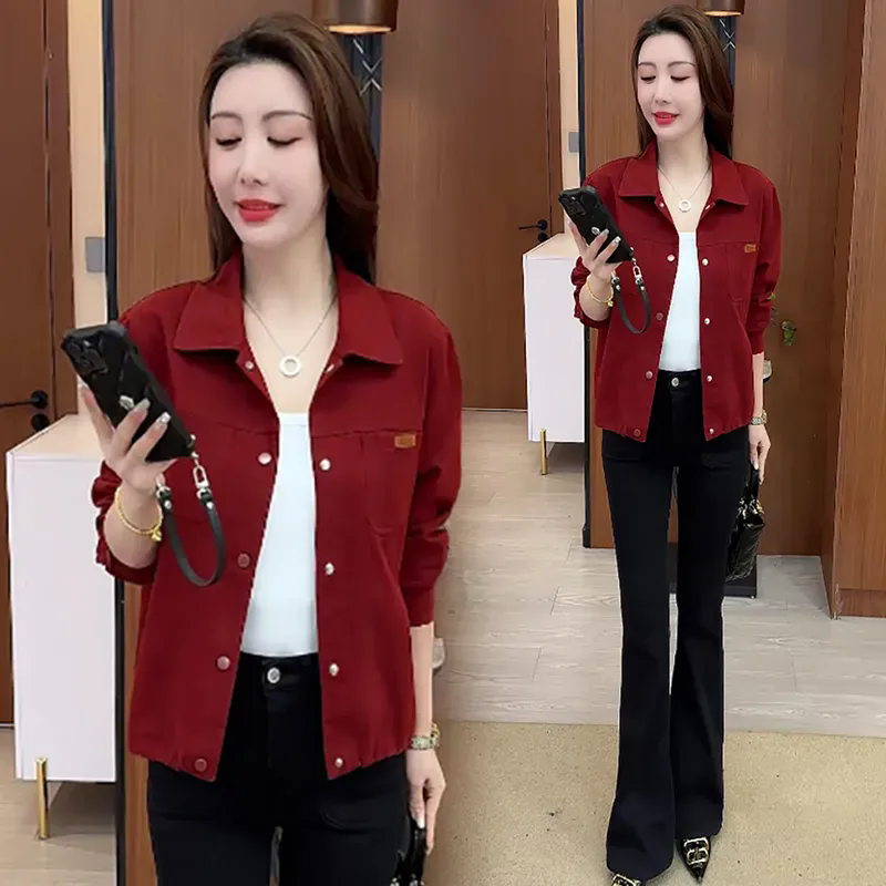 休闲衬衣短外套女春2025春秋季新款洋气减龄显瘦百搭衬衫上衣