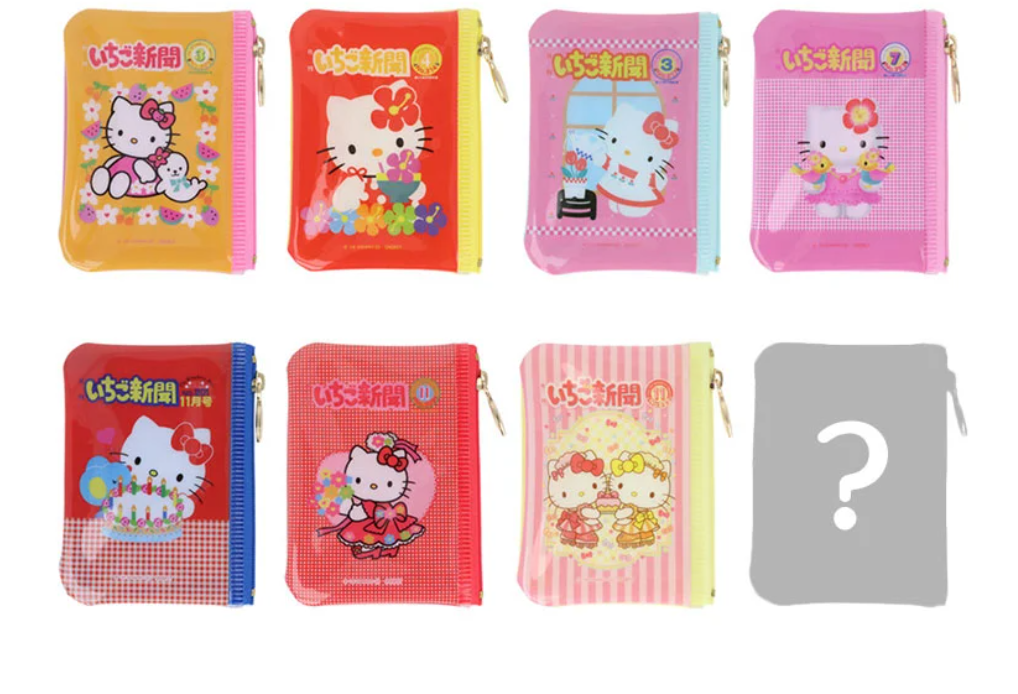 （一个）HelloKitty草莓新闻50周年拉链包