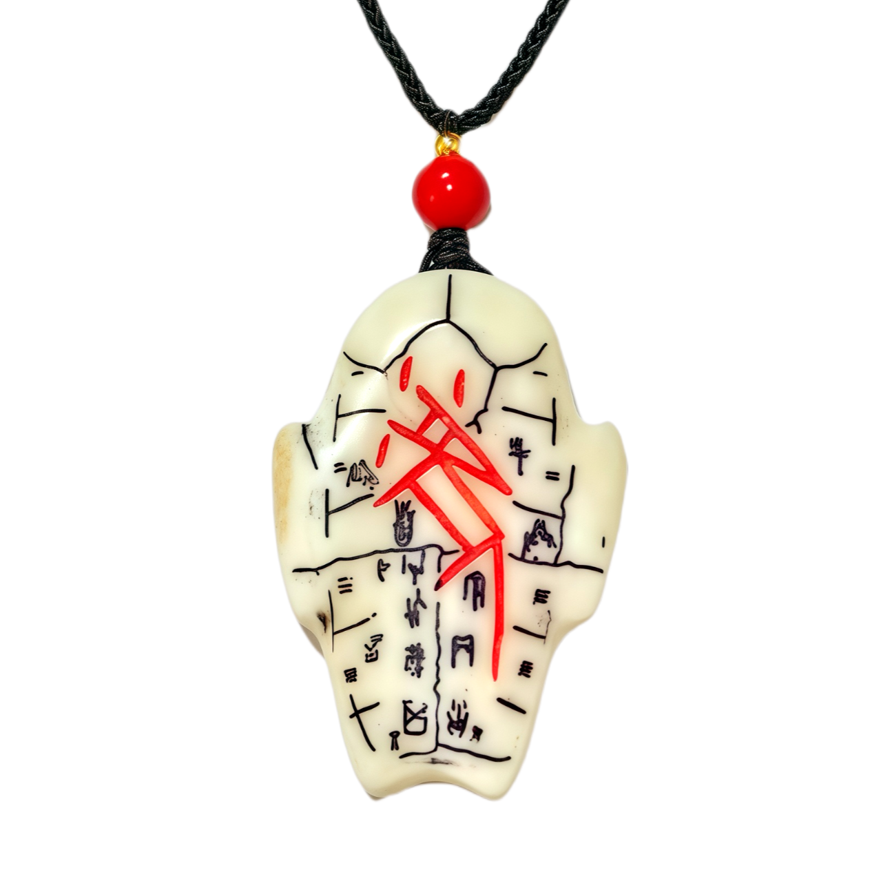 甲骨文（草原牛骨）十二生肖胸坠