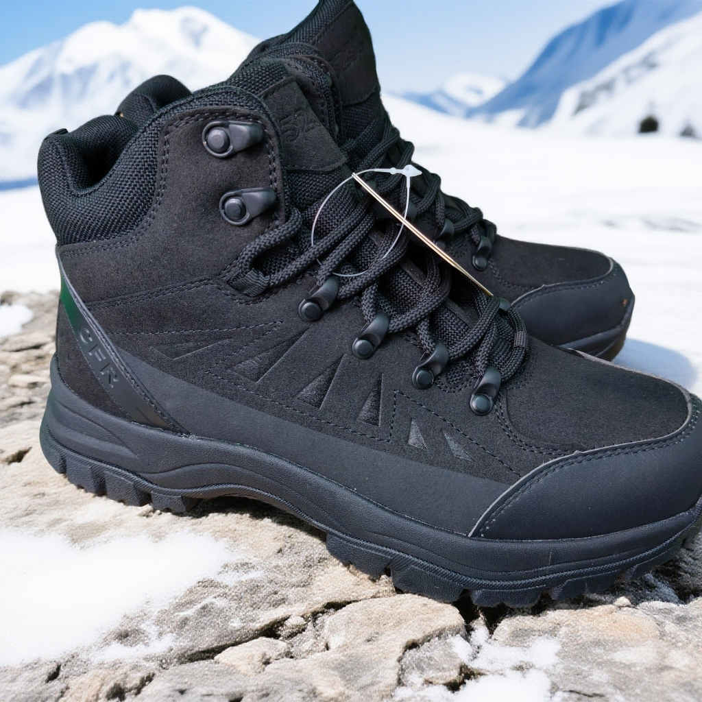 轻便防寒靴户外加绒保暖棉靴战术靴男士中邦防滑耐磨二棉鞋备勤鞋