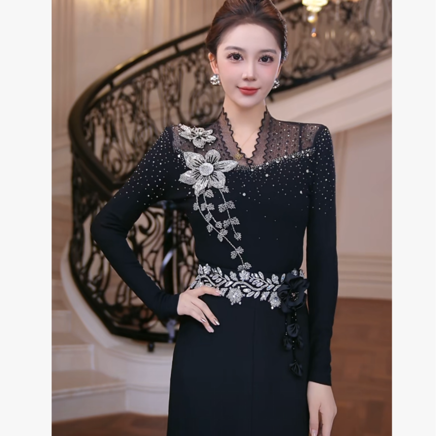 【芙娜妮】2025新款设计师气质百搭打底保暖秋冬洋气上衣F2531313A