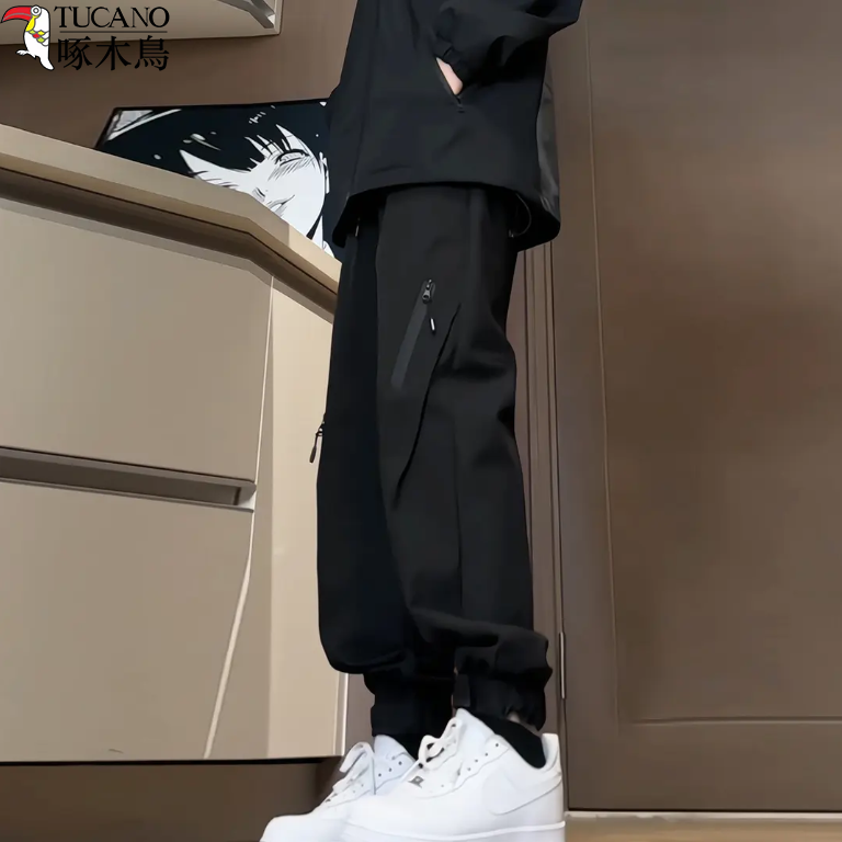 TUCANO/啄木鳥男女同款美式机能冲锋裤春夏季显瘦束脚休闲长裤子