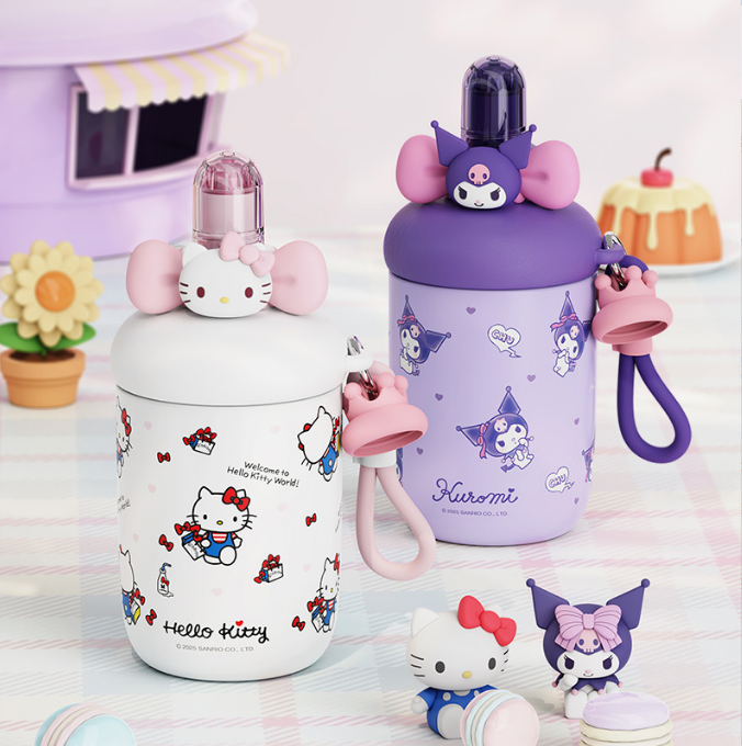 hellokitty三丽鸥保温杯女生可爱吸管水杯高颜值大容量杯子礼物