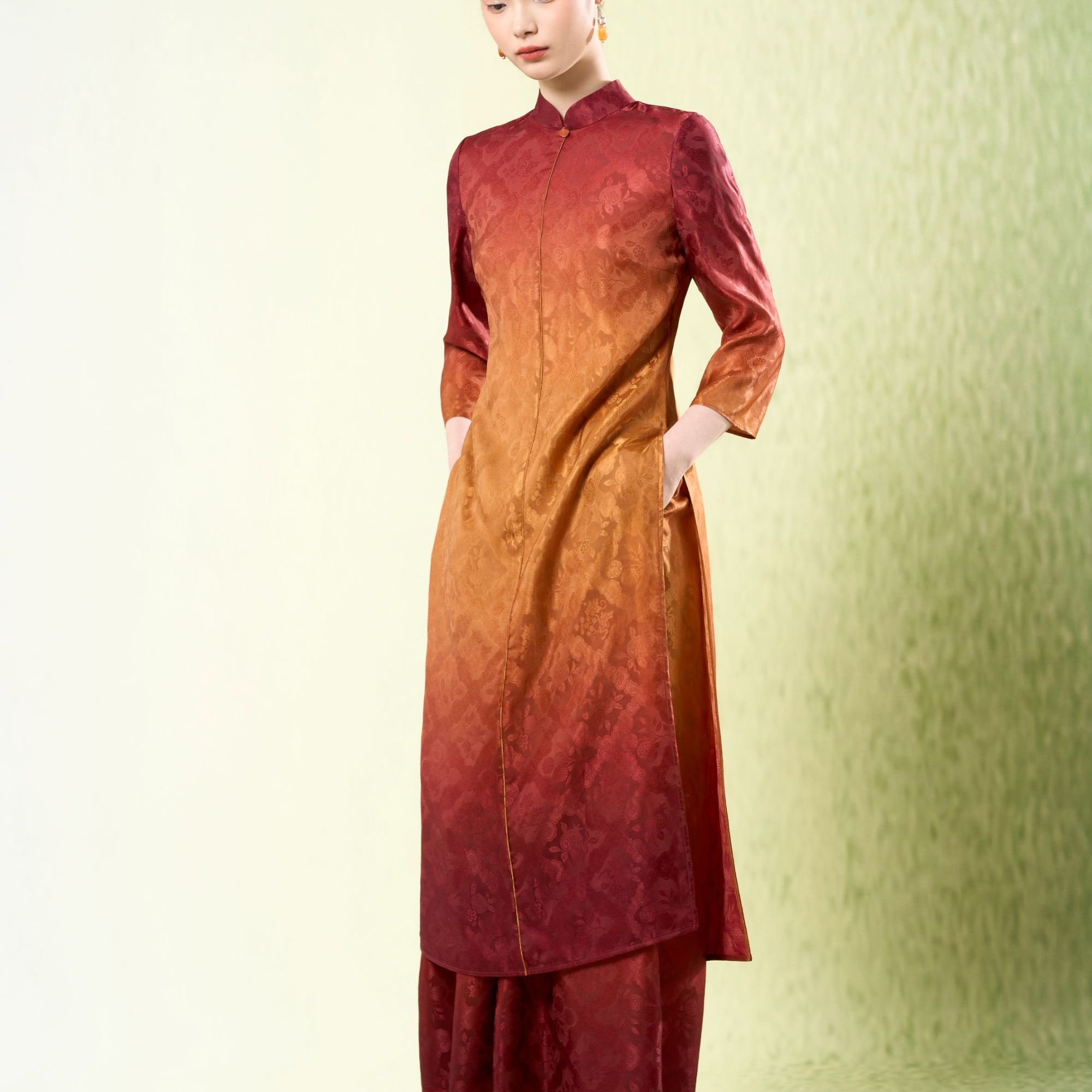 JIXIANGYIJIA/吉祥衣家丹枫点笔（连衣裙）951237269