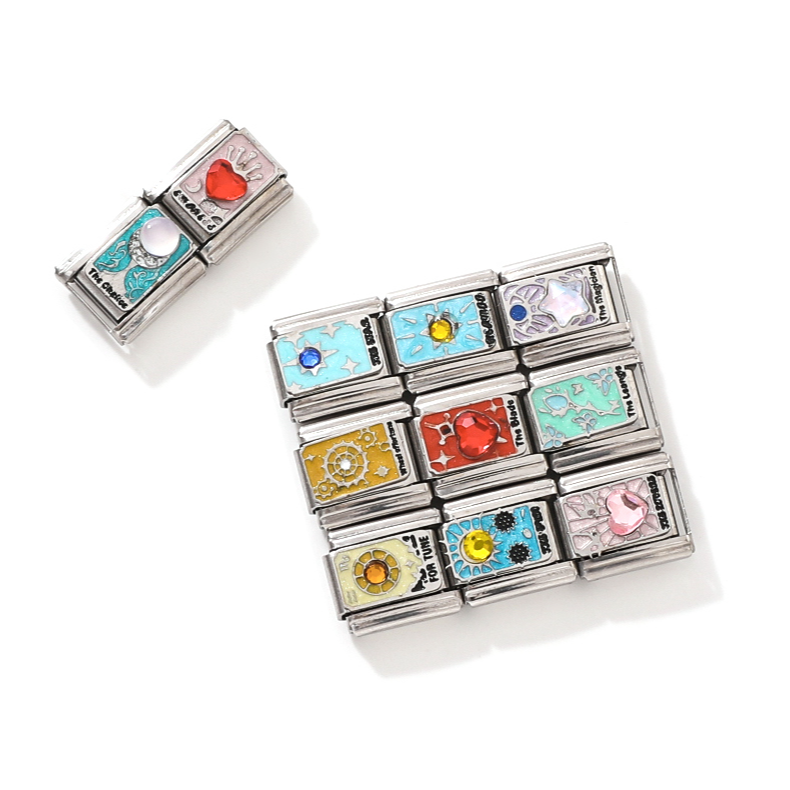 钛钢手链 【塔罗牌】diy手链表带戒指不易掉色精致饰品手链女款