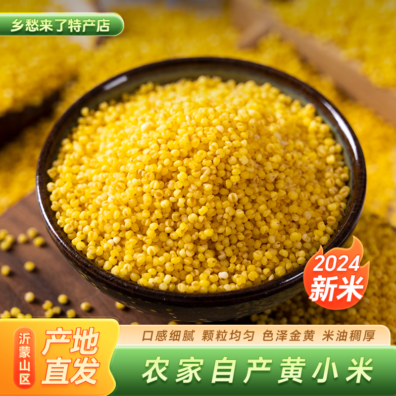 沂蒙山黄小米2024年新米农家自产真空包装月子粥宝宝辅食养胃粗粮