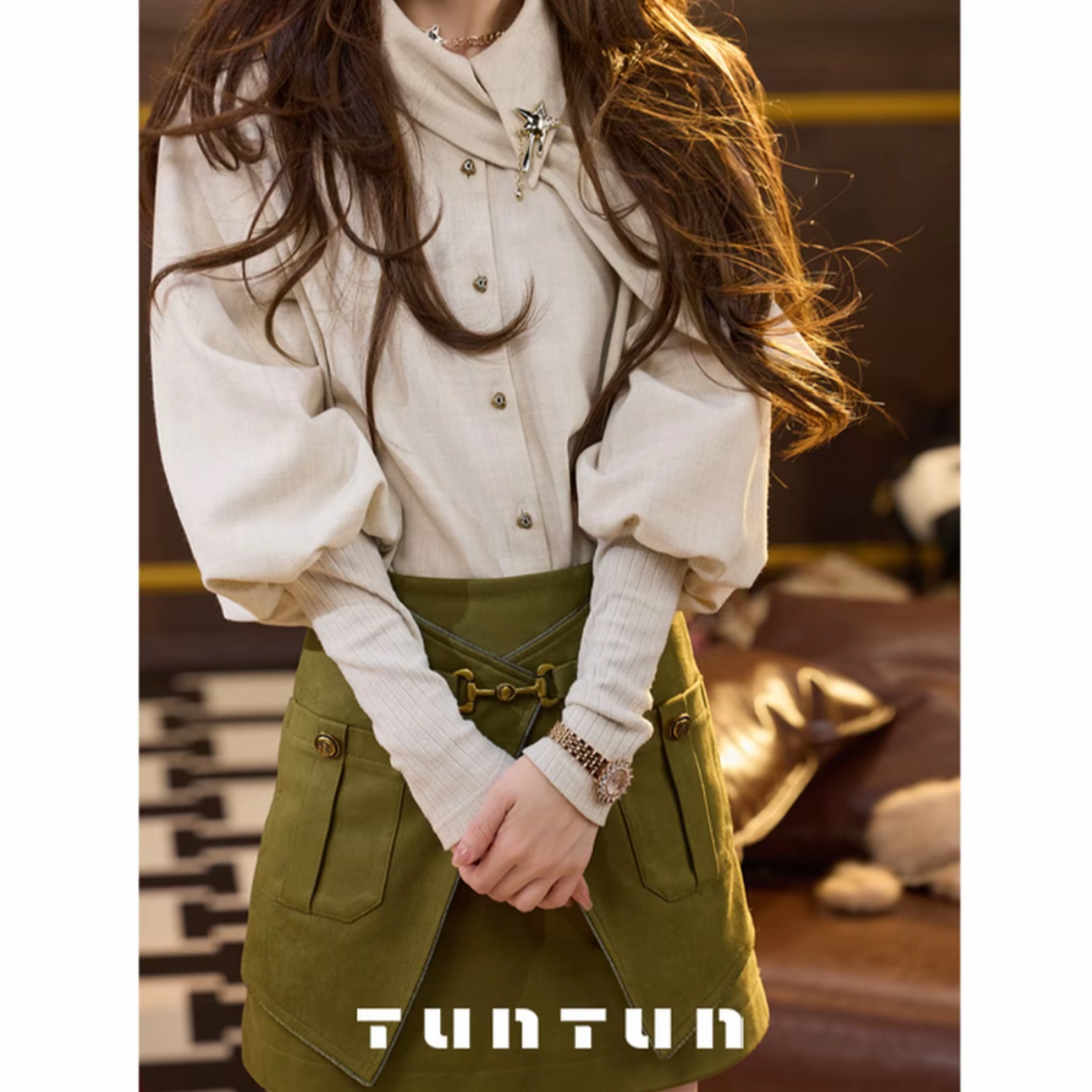 XIN XIN【星月四重奏】衬衫