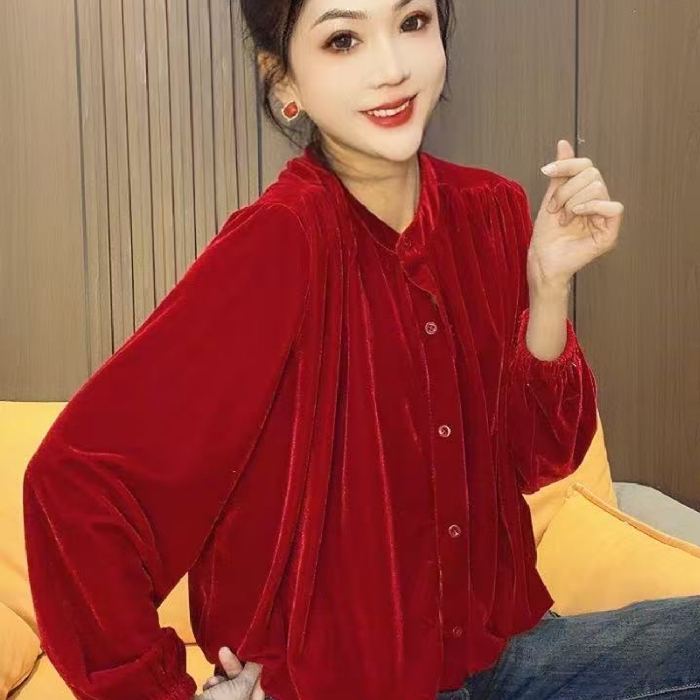 27339#洋气时尚衬衫（衣长54cm左右）