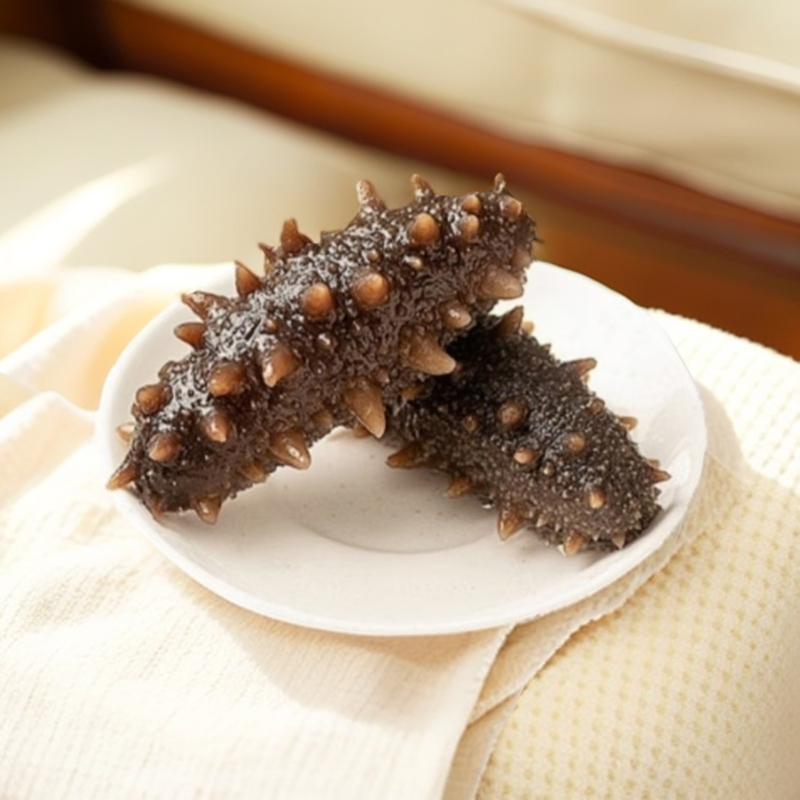 青岛海参开袋即食冷冻30~40左右（活参加工  包邮）加两只试吃品质