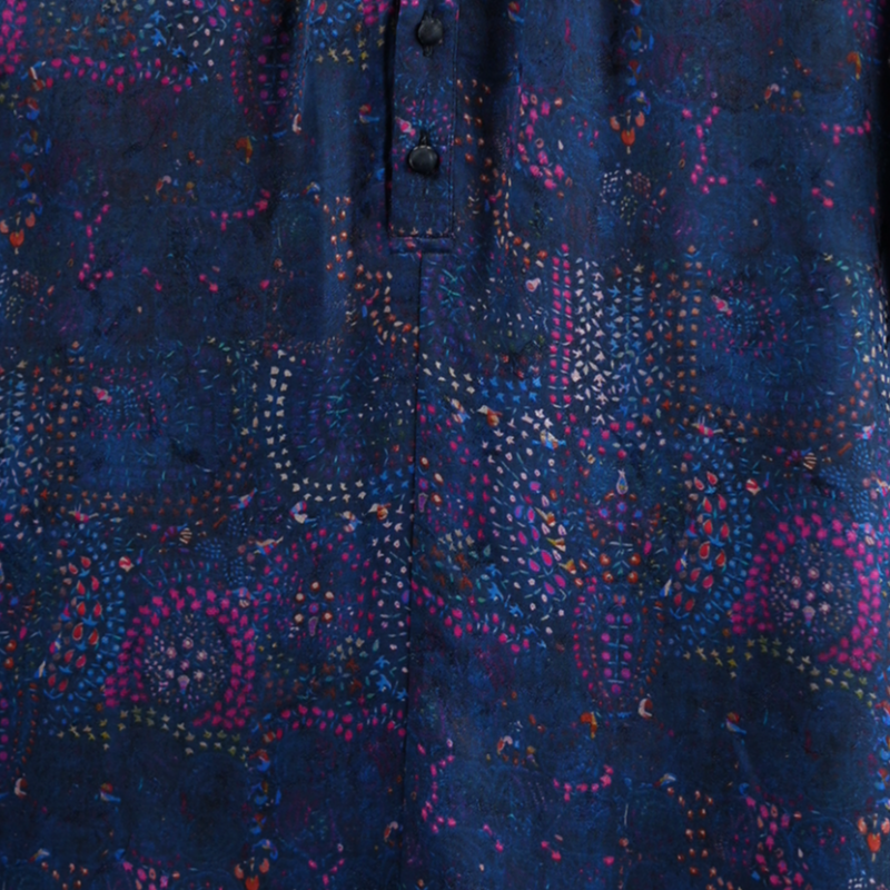 长夜未央《非遗美学》1339夏季新款老钱风减龄花边前后穿短袖