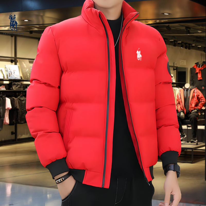 保罗特卖冬季男装棉衣立领休闲棉袄加厚保暖时尚百搭男士棉服外套