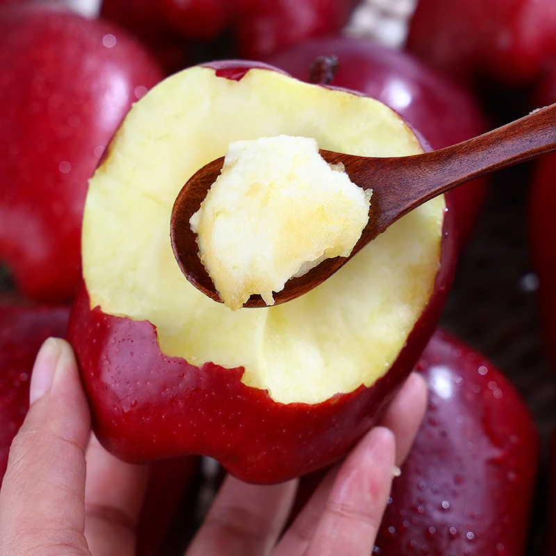 食光觅【粉脆两吃】甘肃花牛苹果3-8.5斤装新鲜采摘水果坏果包赔