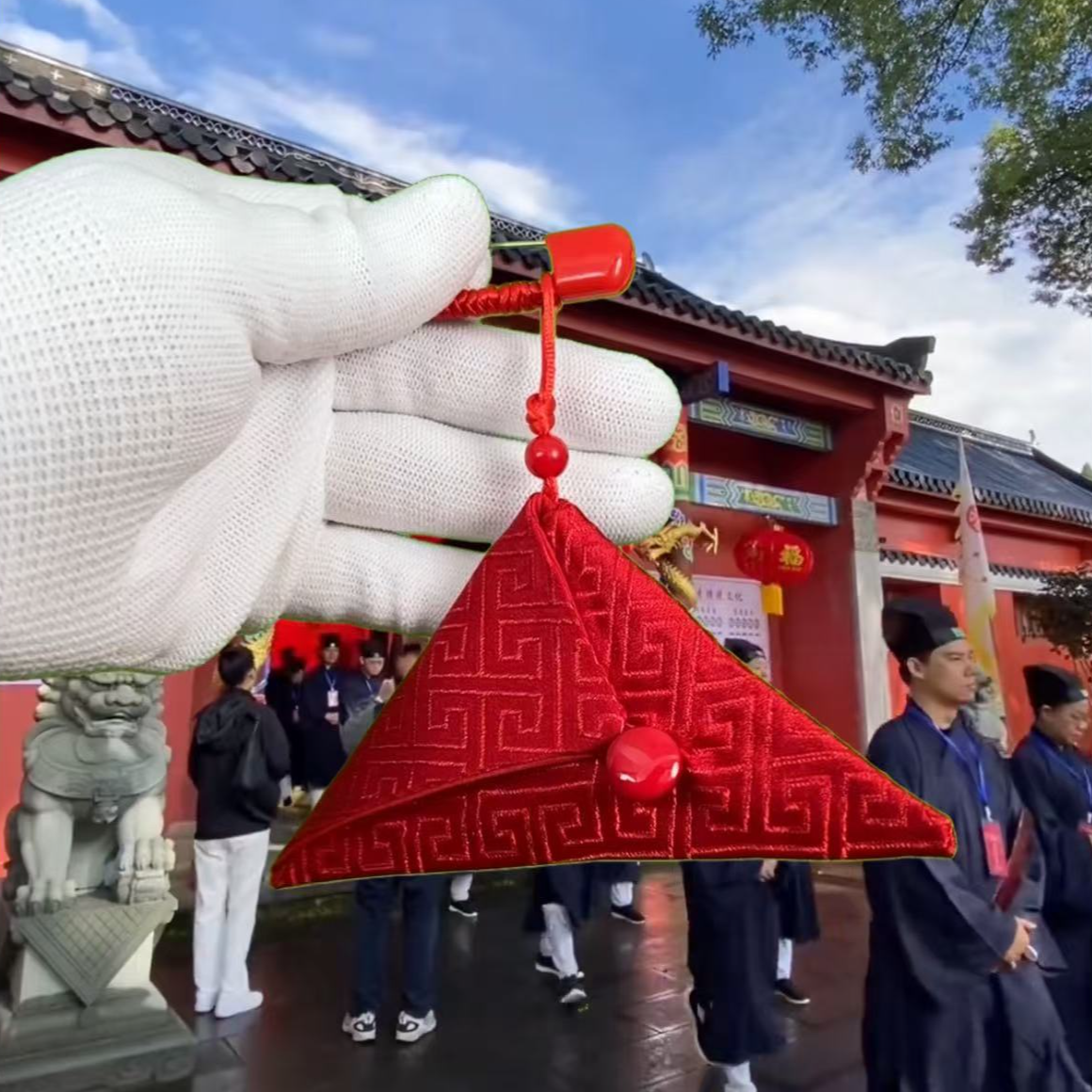 2025乙巳年定制生肖御守香包随身三角锦囊