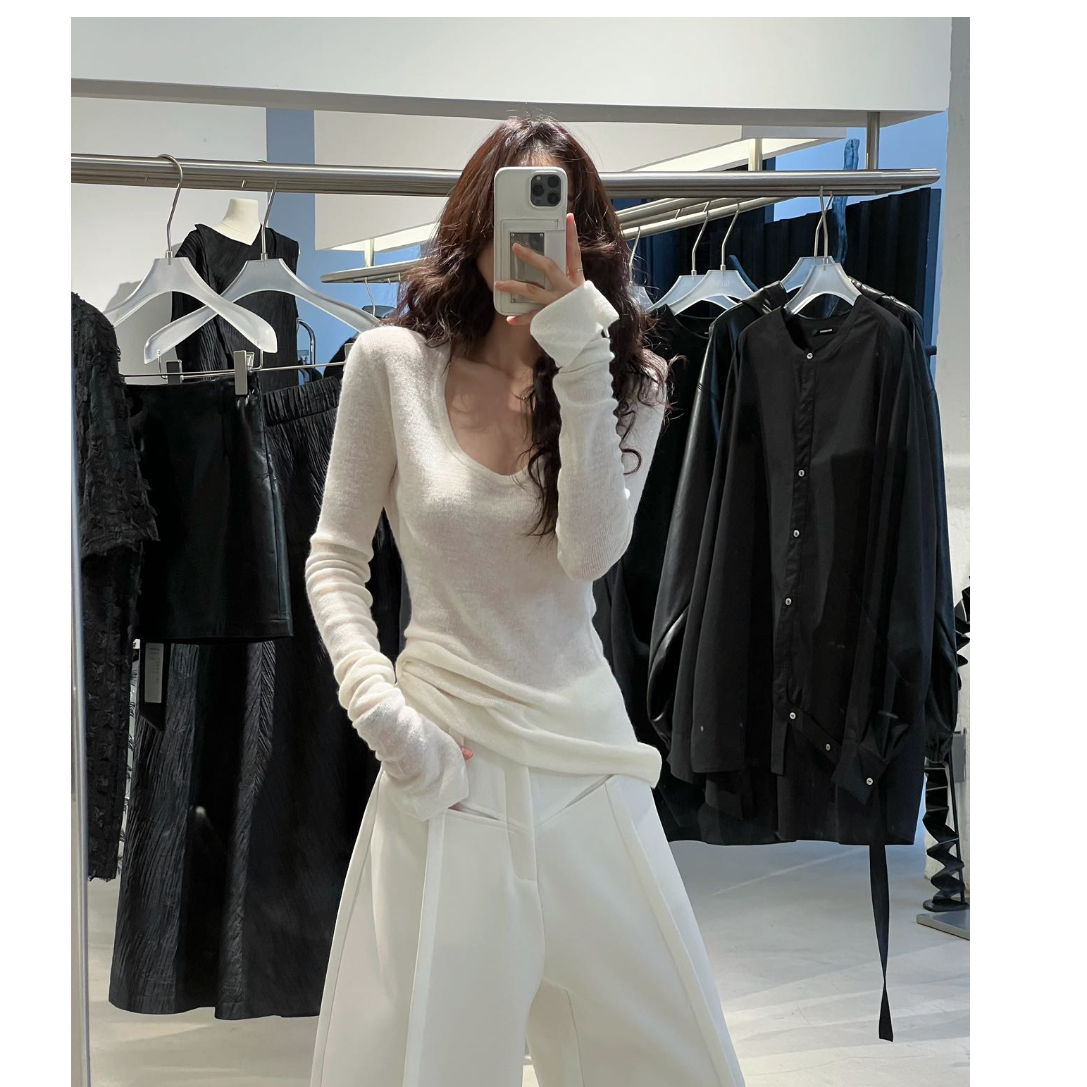 2025早秋新款时尚套装气质显瘦洋气休闲百搭针织长袖上衣宽松长裤