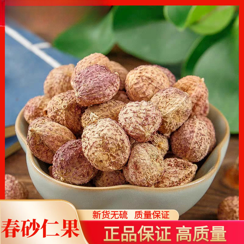 正宗阳春春砂仁果野生精选新鲜干货晒干无硫50g-250g包邮叶菜泡水