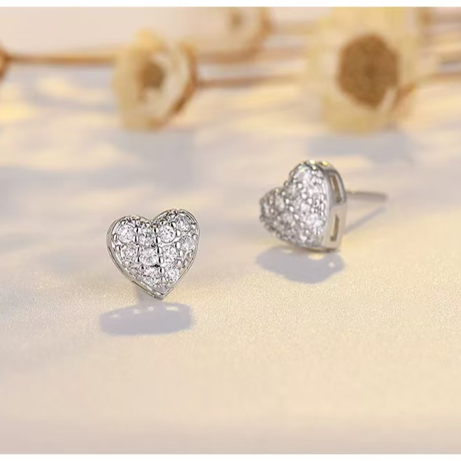 925银耳饰 银耳钉女耳钉气质轻奢百搭小众简约520送女朋友的礼物