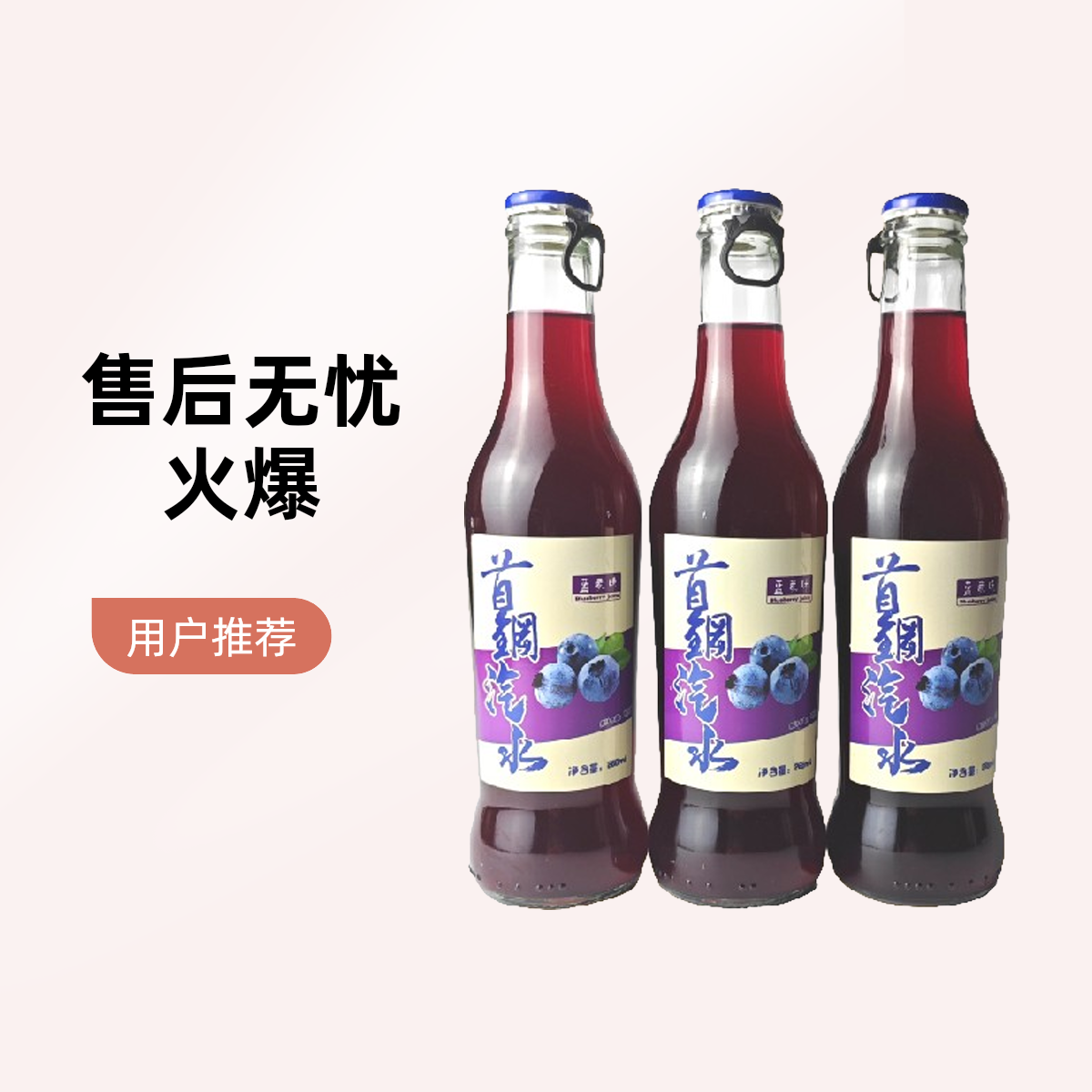 首钢汽水*12瓶装（蓝莓味）