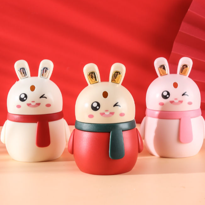 兔子牙签筒按压式高颜值自动弹出智能牙签盒高档餐厅牙签罐收纳盒