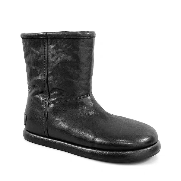 防水马皮雪地靴女新款冬季软底防滑棉鞋加厚高颜值厚底鞋皮毛一体