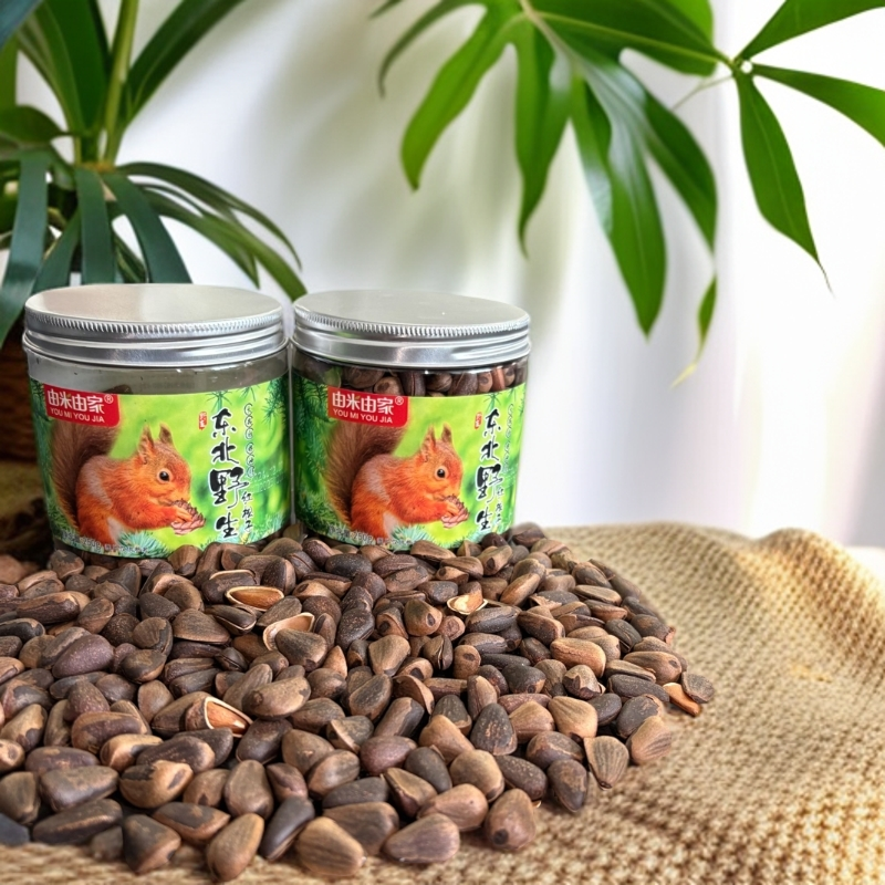 由米由家 大颗粒 非油炸松子 一罐250g*2罐 共500g