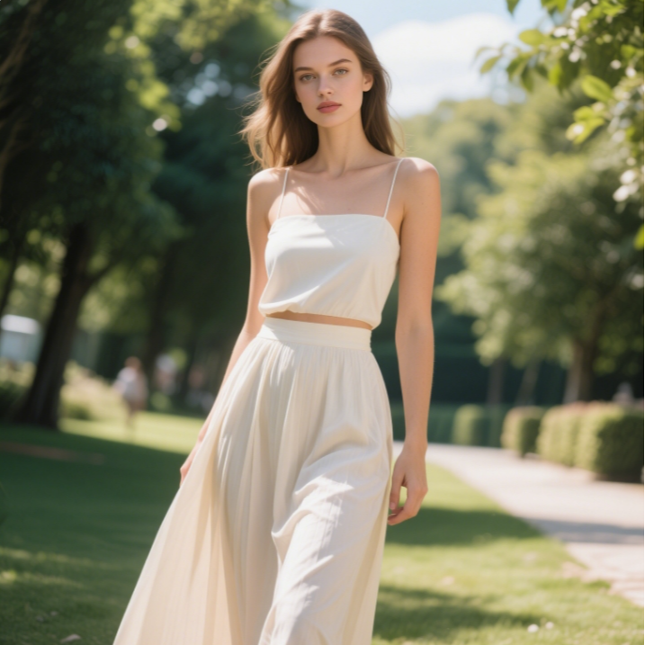 1号链接 2025夏季新款气质显瘦小众半身裙