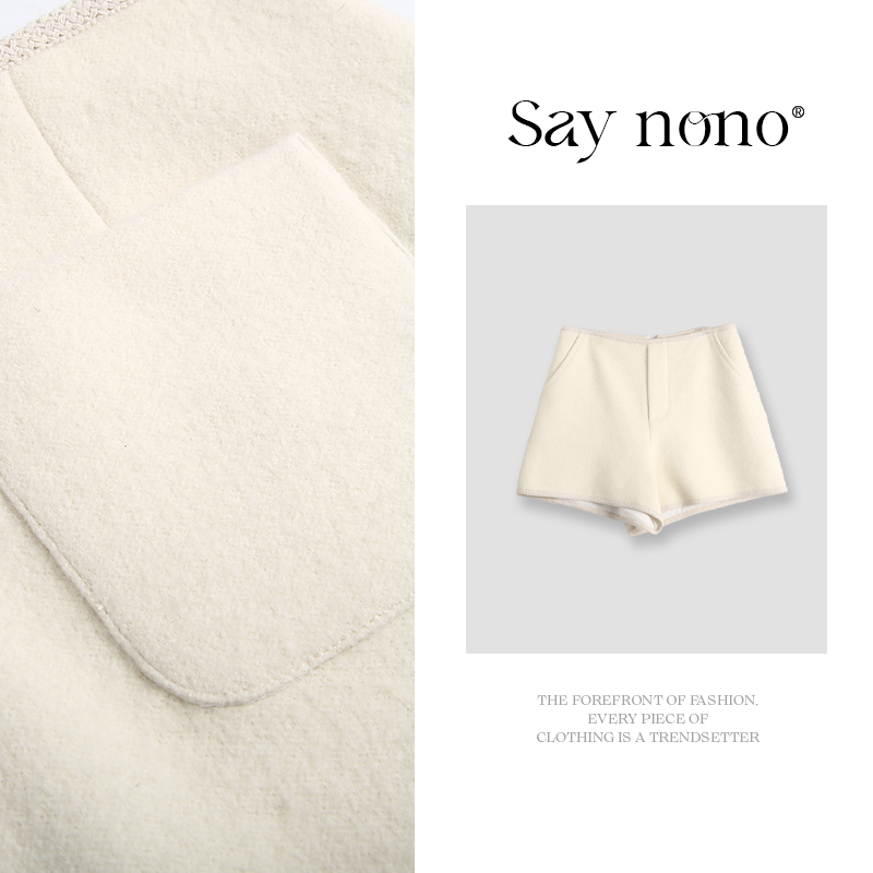 懒猫nono│Saynono 秋冬叠穿羊毛短裤/XX1120