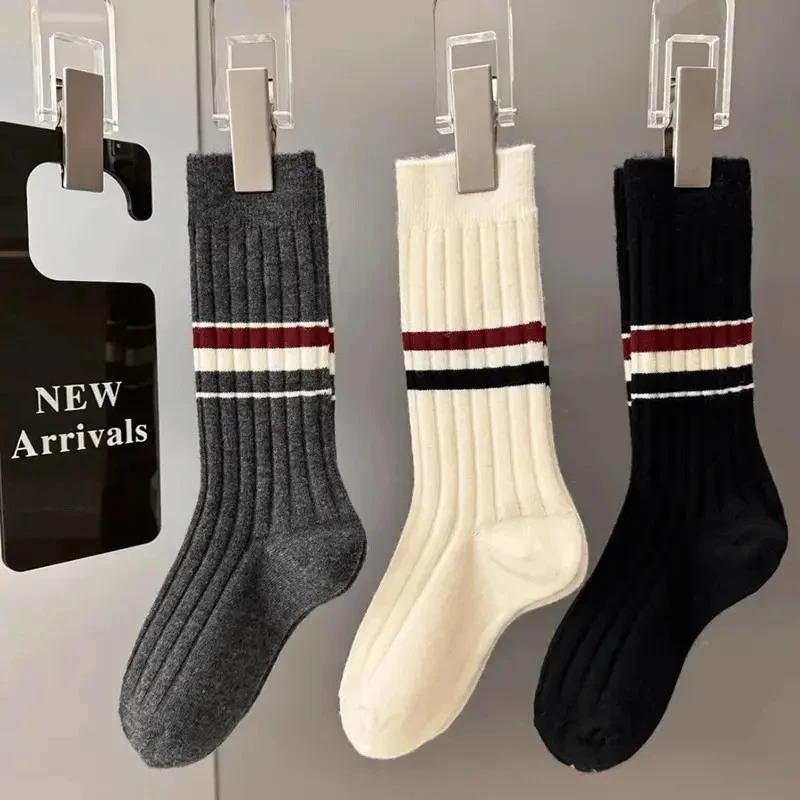 【9·9抢5双！】冬季保暖设计款搭鲨裤百搭高级中筒堆堆WA肥料化肥