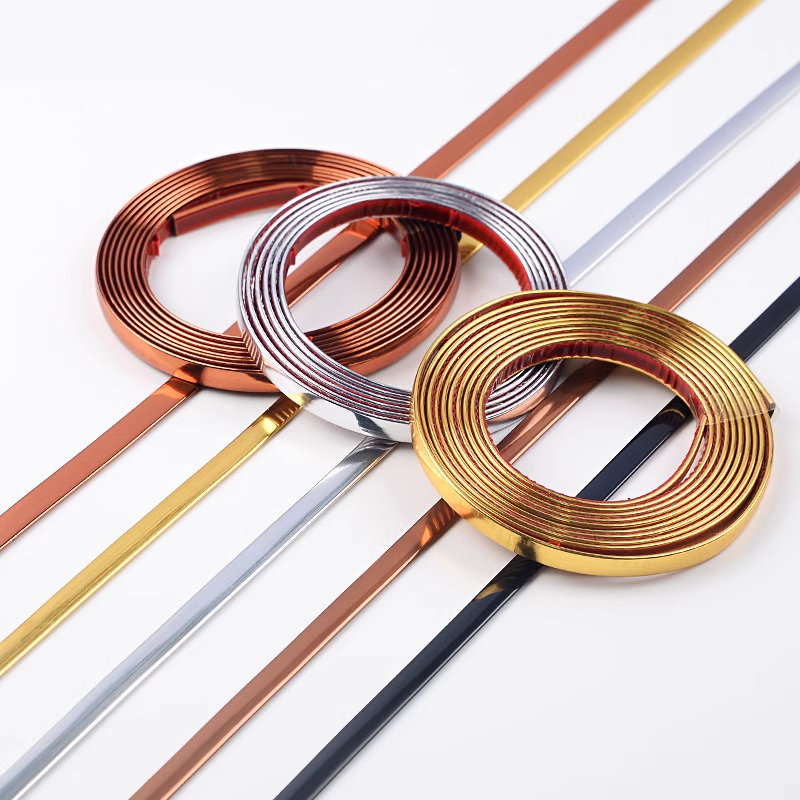 3d立体美缝条墙贴接缝条压边条背景墙防水条亮面金色条边框使用线