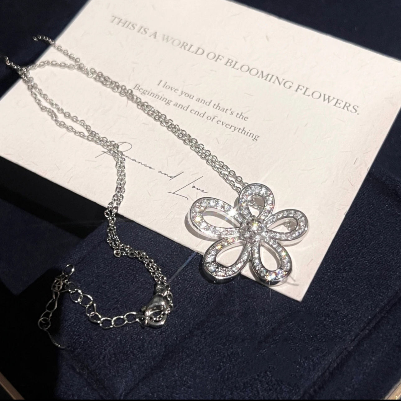 钛钢项链 【高定版太阳花项链】轻奢经典百搭不掉色坠链