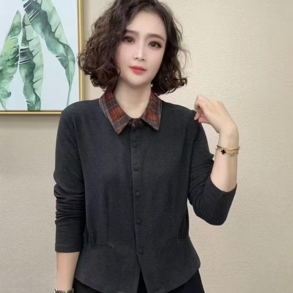 2025新款时尚冬季气质女减龄百搭洋气显瘦上衣356598