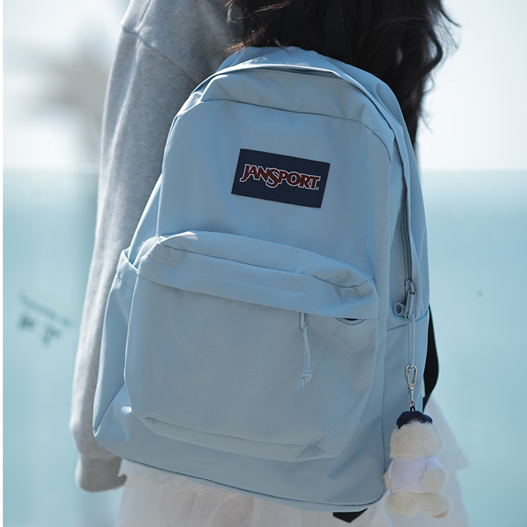 Jansport超轻减压耐磨耐脏防泼水时尚轻便双肩包男女初高中学生