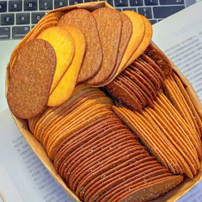 60包】巧克力椰奶薄脆饼干单独包装网红爆款好吃茶点休闲零食小吃