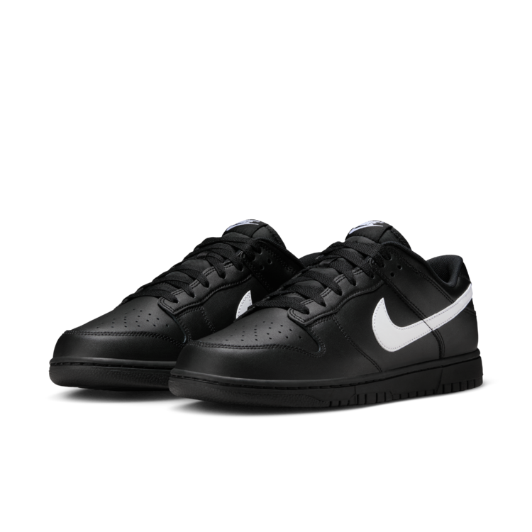 NIKE/耐克男鞋黑白 DUNK LOW 流光风时尚百搭休闲板鞋-IO7606-010