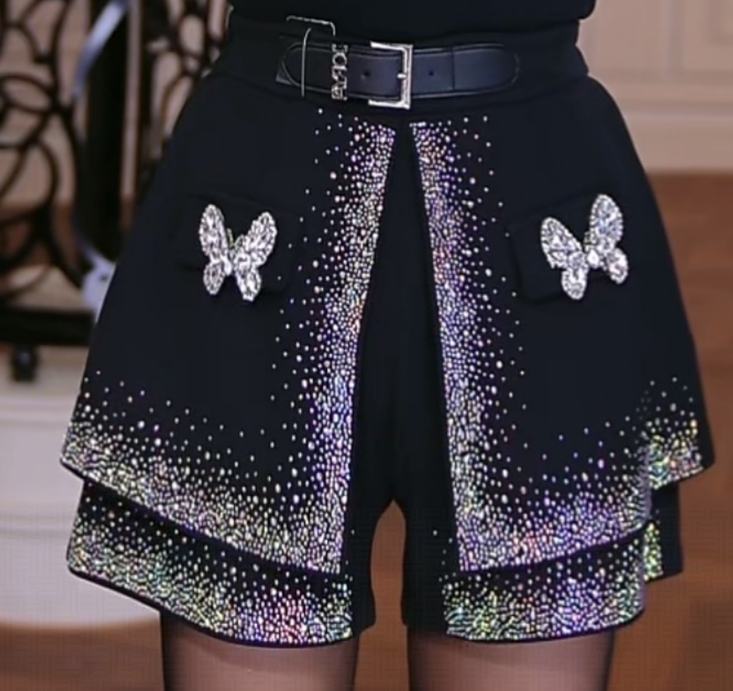 【芙娜妮】2025秋冬季时尚套装女款爆款轻奢洋气百搭裤子F2531145B