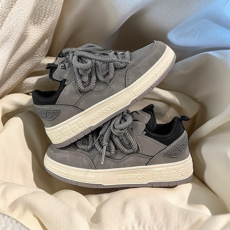 回力情侣春秋款厚底板鞋男款2025新款潮牌高级感百搭轻便休闲鞋子