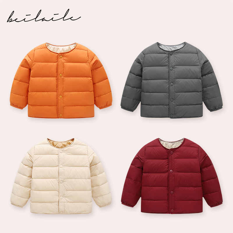 【羽绒内胆外套 小乐妈咪】婴儿童羽绒服男女宝宝秋冬外套H8