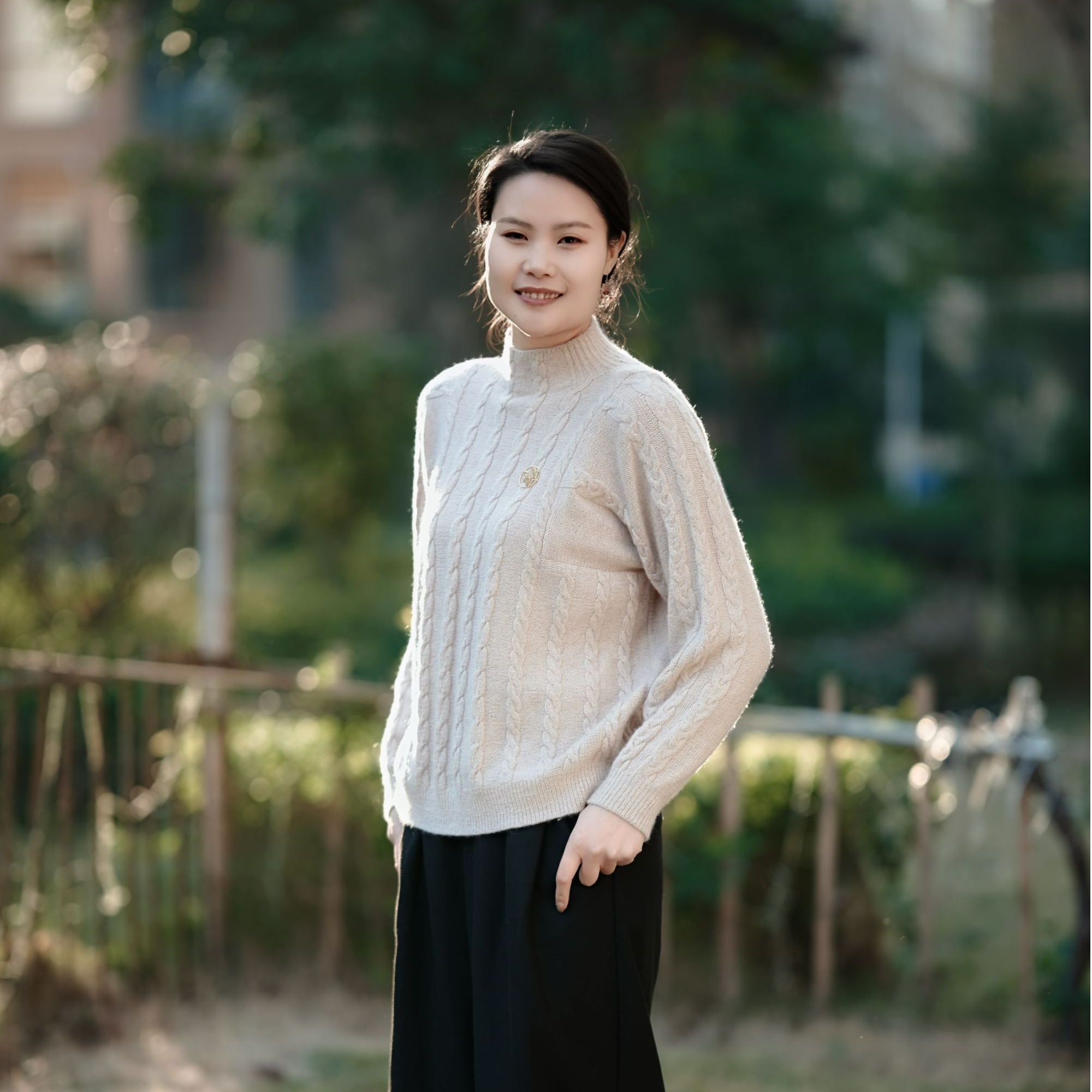 手编格格【午后绒光】纯山羊绒手工毛衣羊绒线毛线绒线细线材料包