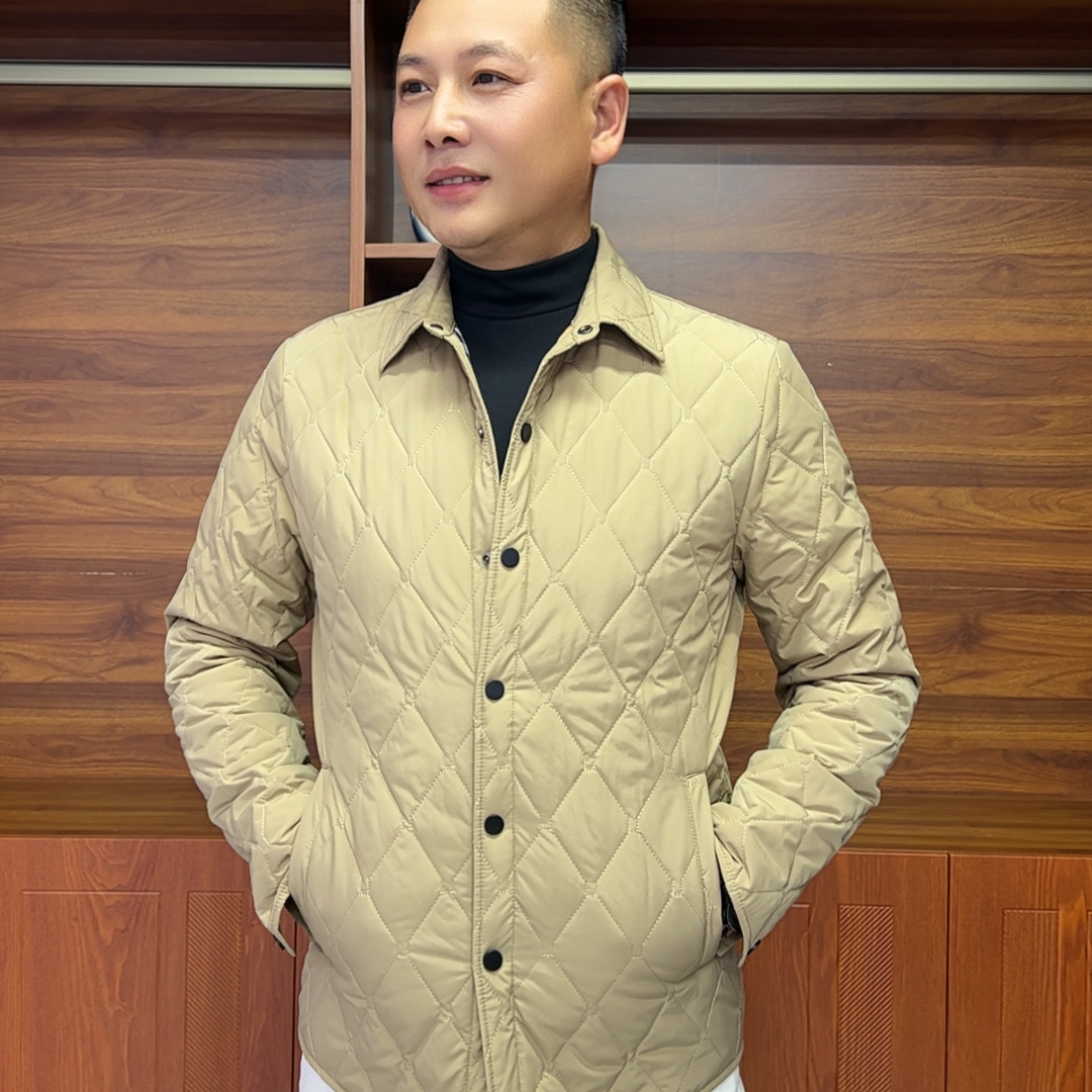 秋冬男士轻薄修身时尚棉服外套短款男款休闲保暖冬季