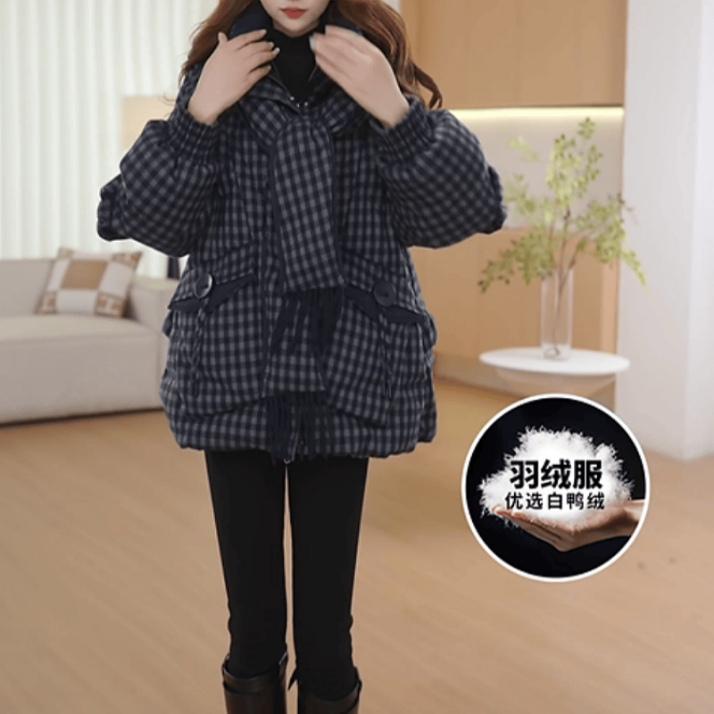 B906【羽绒服】2025冬季新款时尚高端优雅气质休闲保暖羽绒服外套