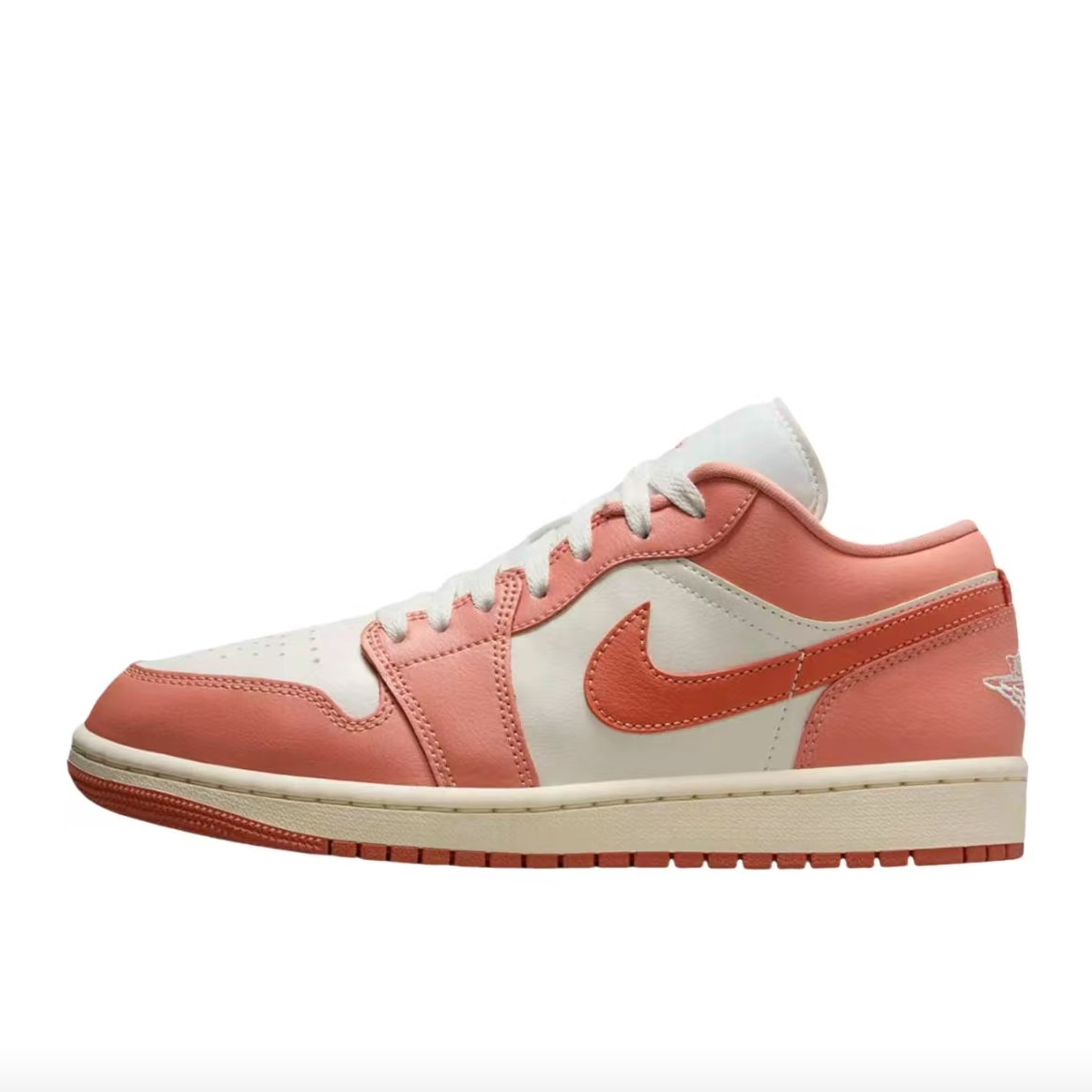 Nike/耐克正品女子AJ1香橙粉百搭流光风休闲低帮板鞋DC0774-180