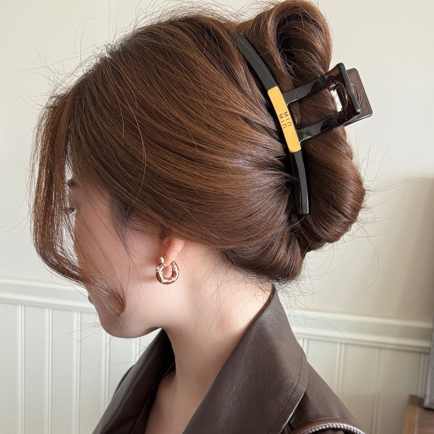 MIMILINE复古宫廷个性抓夹超轻女透明日韩少女风高档发夹