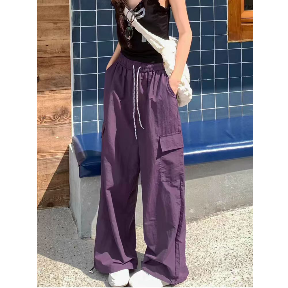 【早拍早发+运险】新款七色高级酷帅风美式运动速干设计工装阔腿裤